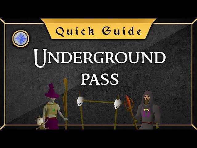 [Quick Guide] Underground pass