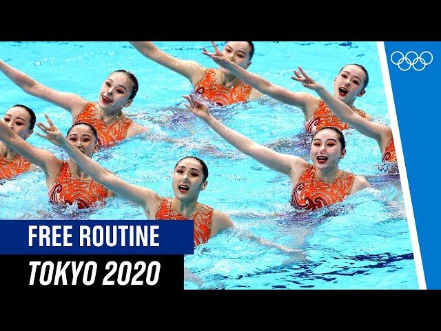  China's Artistic Swimming Free Routine  FULL LENGTH | Tokyo 2020