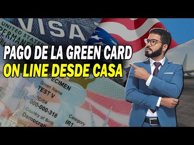 Pague su Green Card o tarjeta de residencia antes de viajar a EEUU 2025 #greencard #uscis #usa #fyp