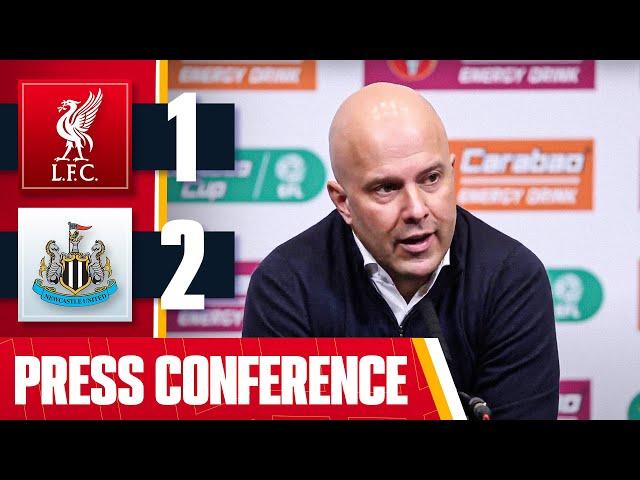 Arne Slot Post-Match Press Conference | Liverpool 1-2 Newcastle | Carabao Cup Final