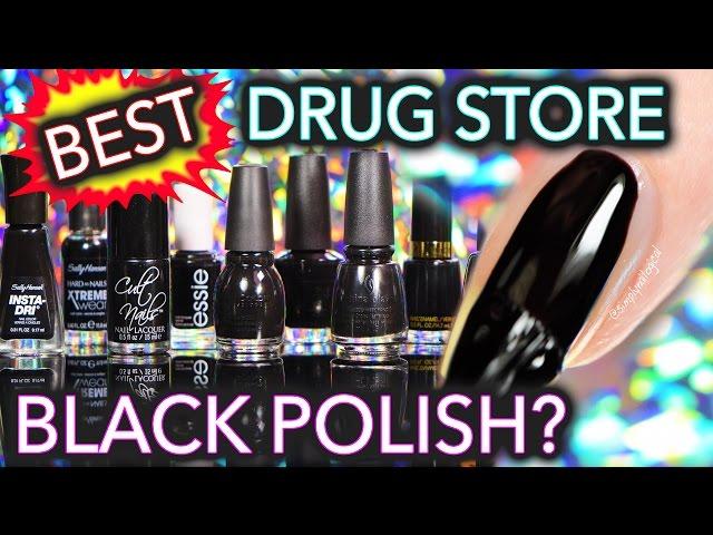 Best Drug Store Black Nail Polish?!