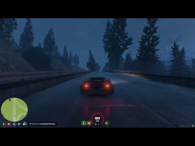 Lamborghini Top Speed Test in GTA 5 Roleplay Server