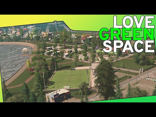 Developing REALISTIC Vanilla Green Space In Cities Skylines!