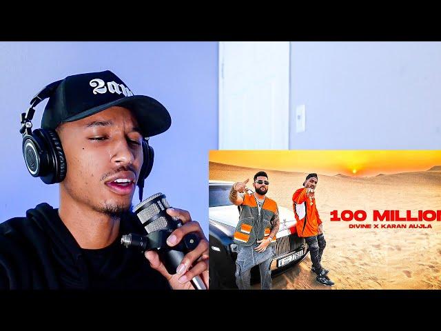 100 Million - DIVINE, Karan Aujla | American Reacts