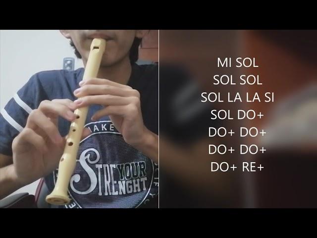 TUTORIAL Flauta Dulce - HALLELUJAH