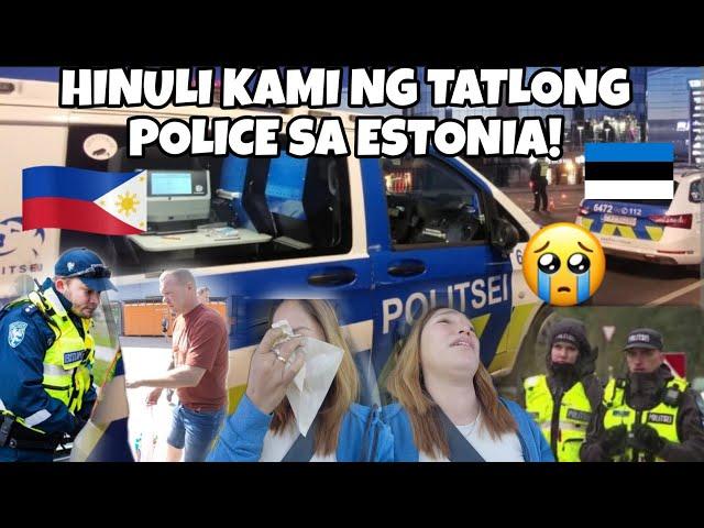 HINULI KAMI NG MGA POLICE SA ESTONIAJOSKO NA NGINIG AKO SA TAKOT AWANG-AWA AKO KAY MISTER|️