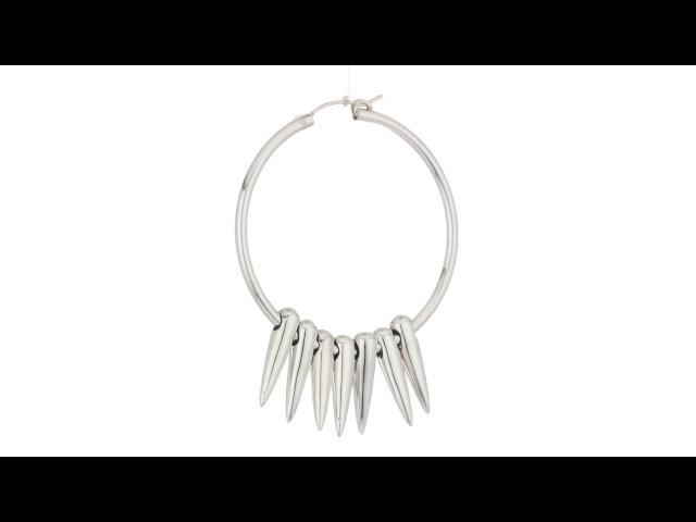 King Baby Studio Hoop Earrings w/ Multiple Spikes  SKU:8906382