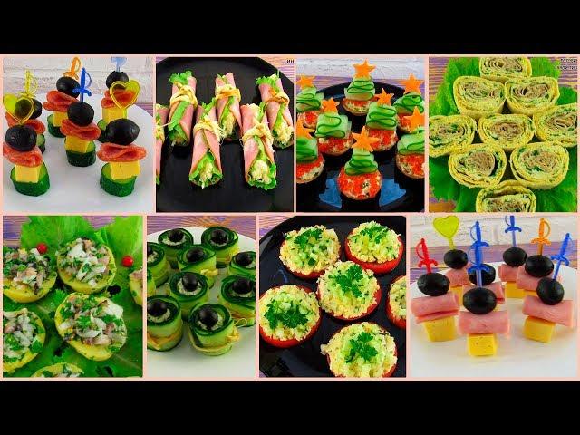 8 ЗАКУСОК, которые разлетаются первыми! Закуски на праздничный стол!