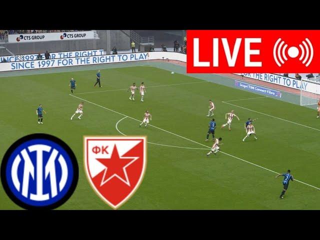  In Diretta : Inter Milan-Crvena Zvezda | Champions League | Partita in diretta oggi