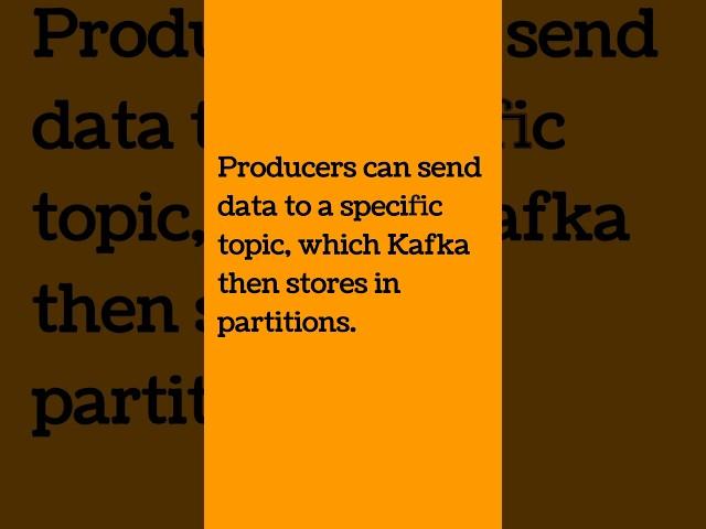 What is Kafka Producer? #kafka #codefarm #shorts #kafkabytes #bigdatatechnologies #developers