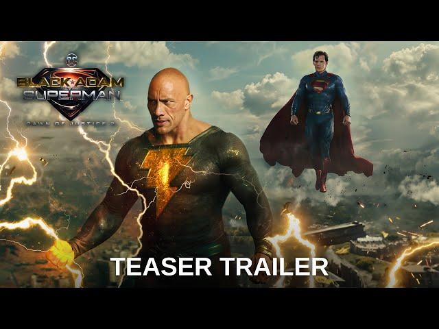 Black Adam V Superman: Dawn of Justice 2 | Teaser Trailer | Dwayne Johnson, Henry Cavill (4K)