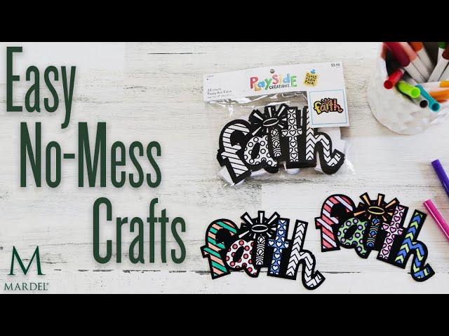 Quick and Easy No-Mess Crafts | No Glue or Scissors!