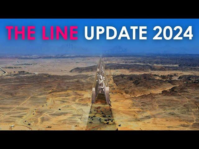 THE LINE is Growing FAST! Construction Update 2024