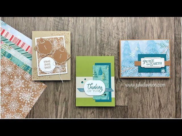 3 Quick & Easy Cards with Stampin’ Up! Sentimental Christmas | 10/17 Thursday Night Stamp Therapy
