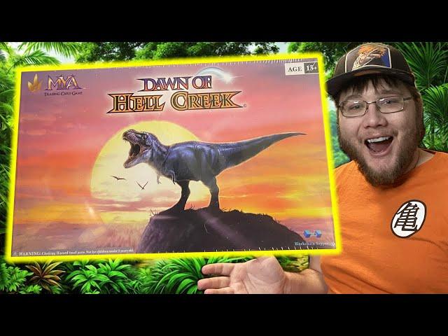 Dinosaurs?! MYA Trading Card Game Opening: Dawn of Hell Creek DEBUT Series!