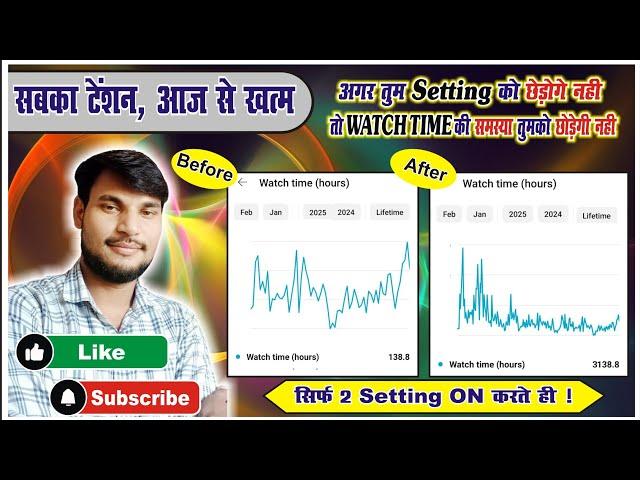 2 Setting ONComplete 4000 hours watch time on YouTube (FAST) | How to complete 4000 hours watch time