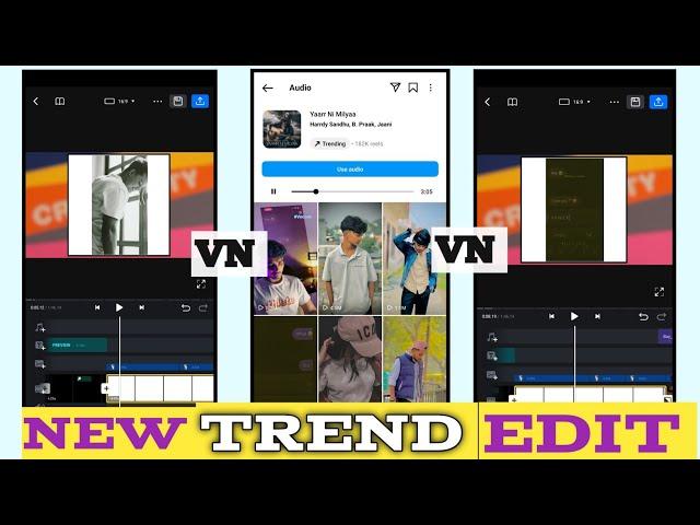 Yaarr Ni Milyaa instagram trending reels | how to edit trending video on VN apps 2023