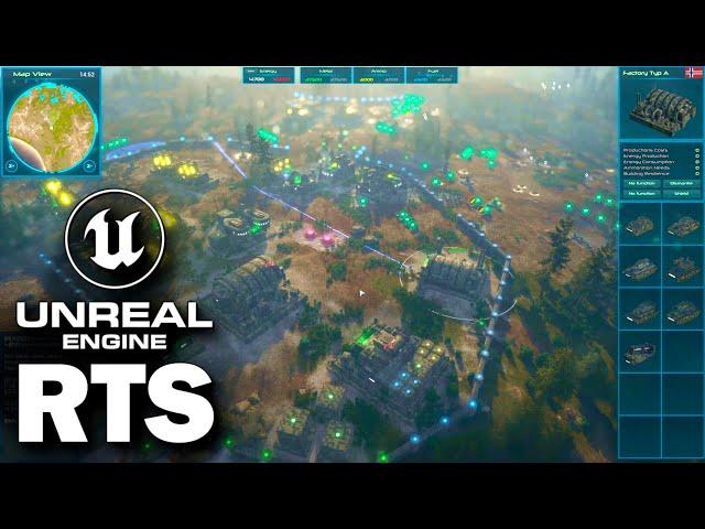 RTS with Base building in Unreal Engine | Strategy Game like Command & Conquer and Supreme Commander