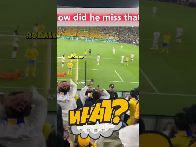 Ronaldo Worst Miss | How did Ronaldo miss that? Football Funny Moments #cristianoronaldo