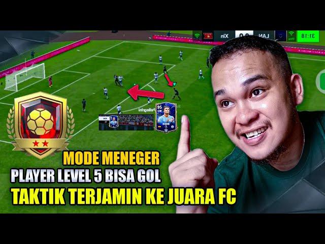 LANGSUNG PAKAI!! SOLUSI TAKTIK MODE MENEGER TERBARU DI JAMIN JUARA FC!! EA SPORT FC MOBILE