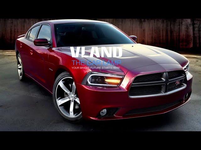 VLAND LED Projector Headlights For Dodge Charger 2011-2014 With Sequential Turn Signals