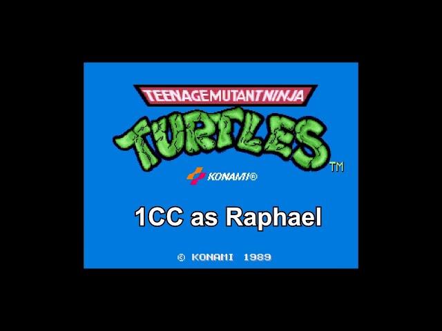 Teenage Mutant Ninja Turtles 89 Arcade-1CC as Raphael