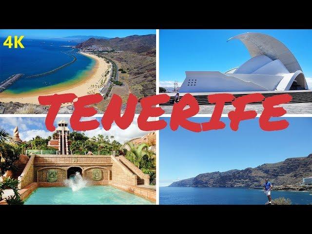 TENERIFE 4K CANARY ISLANDS - SPAIN ATTRACTIONS BEST THINGS TO DO / SEE