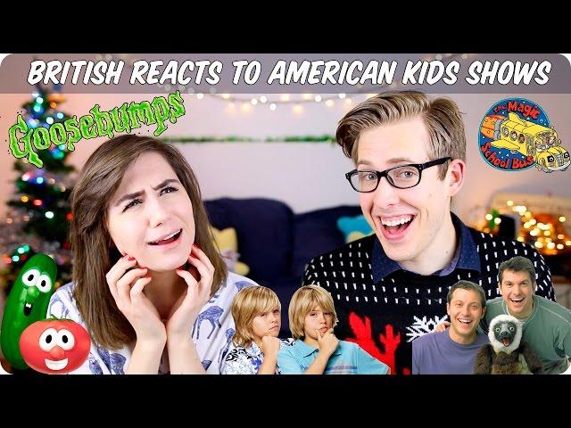 British Reacts to American Kids Shows | Evan Edinger & Dodie Clark