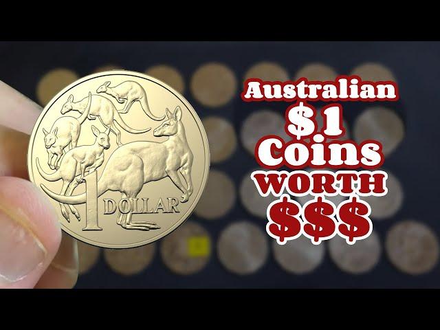 Australian $1 Coins To Look For - WORTH MONEY $$$  ($1 Coins)