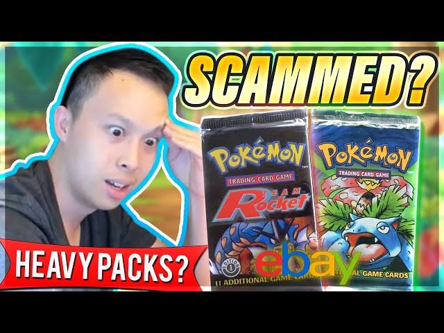 Did We Get SCAMMED?! Buying Vintage Packs From eBay! - Tips and Tricks!