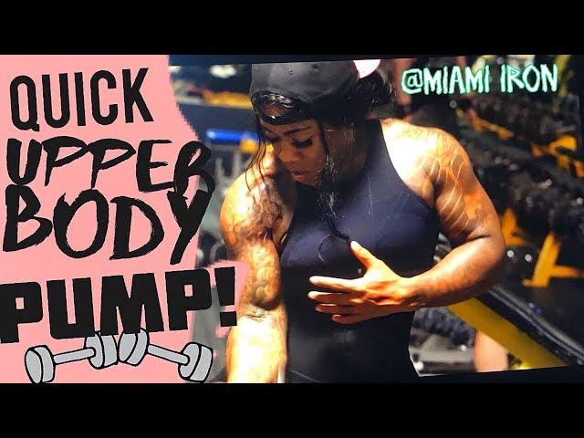 Quick Upper Body PUMP| Miami Iron - [Rahki G Tv]