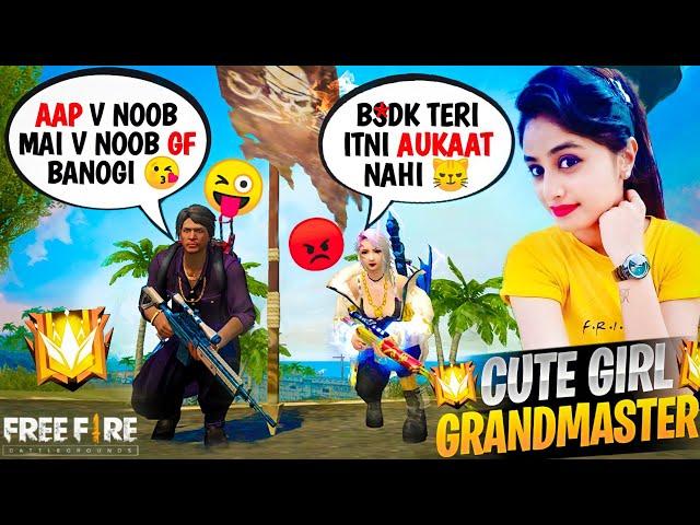 WorldChat Grandmaster Pro Girl Rone Lagi or kaha NoobFir maine 1Tap  dikhya khub -Garena freefire