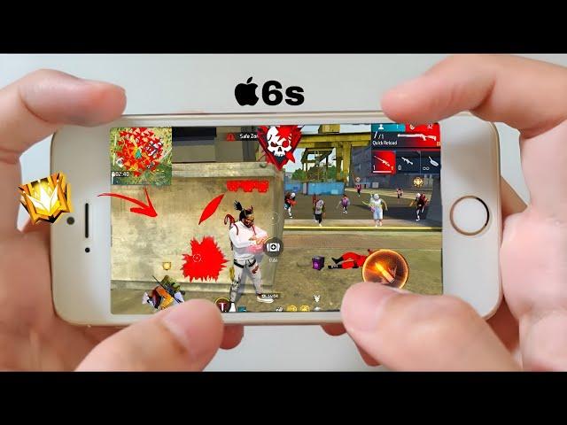 Iphone 6s 30+kill in Br rank Free Fire full  Handcam gameplay +32gb ram test 2025