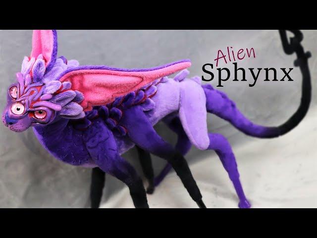 Alien Sphynx Cat || Poseable Art Doll Tutorial