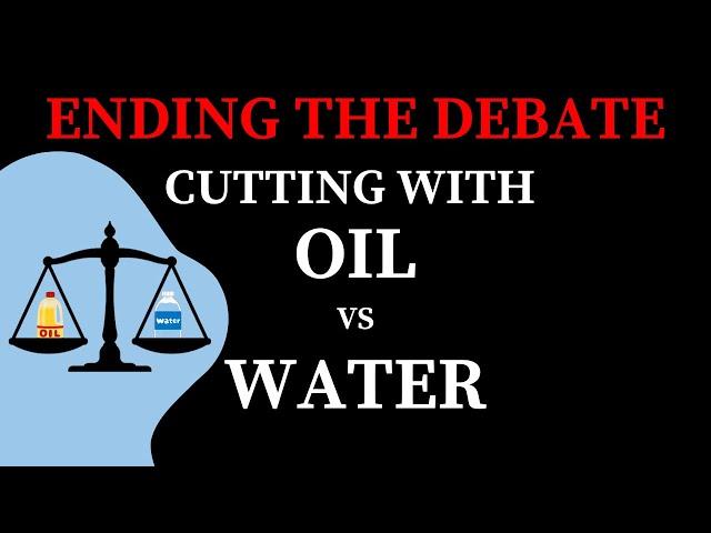 Ending the debate:  OIL or WATER for manual lapidary saws?