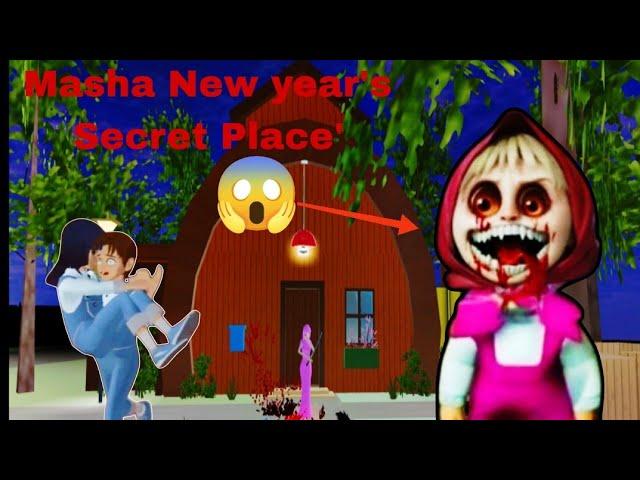 New year's Masha Secret Place' Yuta Mio Haunted  | Sakura School Simulator Horror Drama