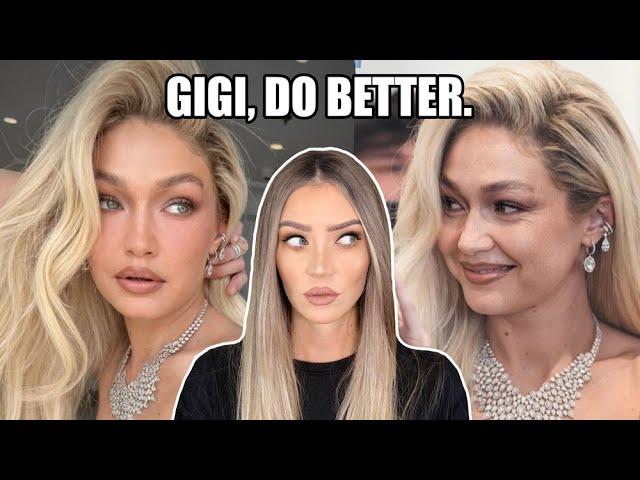 Gigi, step away from the facetune.