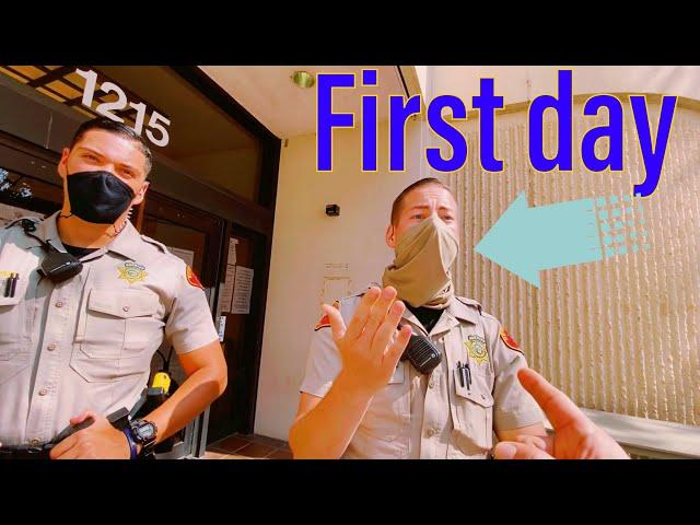 1st day on the job deputy gets owned