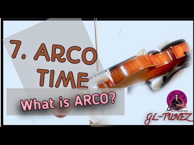 Part 7||How to play open string_ARCO||Simple Violin Lessons||GL-tunez