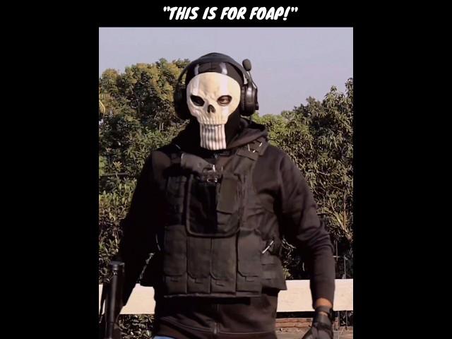 "This is For Foap!" - MW4 Teaser - Low Budget Ghost Cosplay 