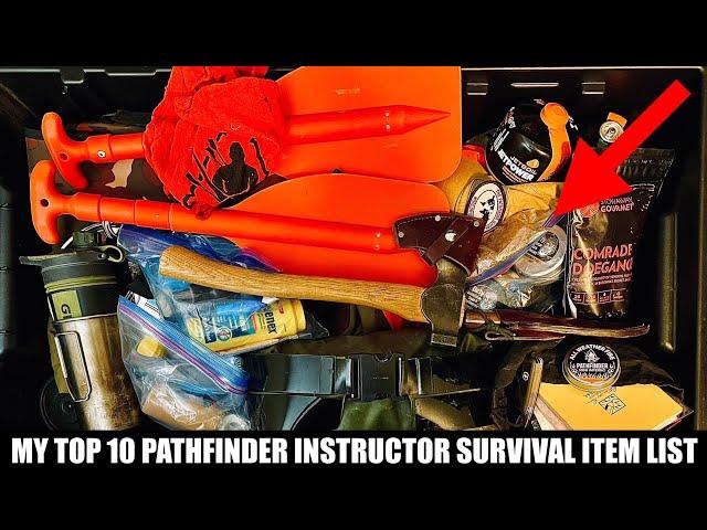 My Top 10 Pathfinder Instructor Survival Gear Items List! Most Used and Relied Upon Survival Gear!