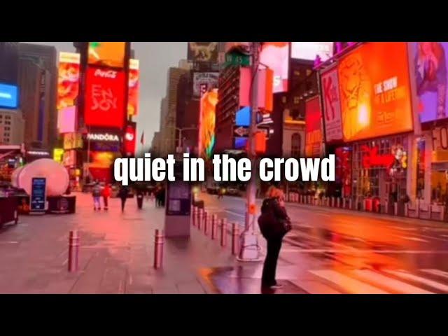 quiet in the crowd @hauzzie #cover #musicsong #song #coversong #songlyrics#music #slow #sleepmusic