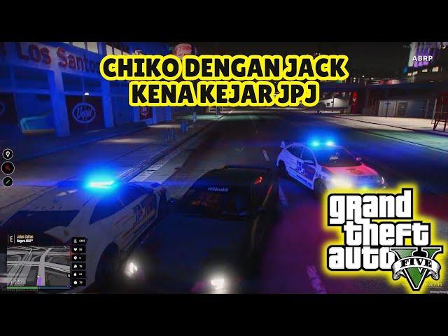  GTA 5 | CHIKO DENGAN JACK KENA KEJAR JPJ