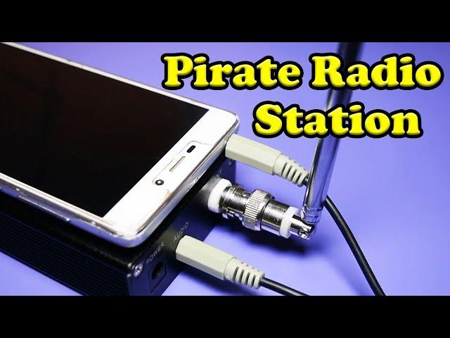 7Kms Long Range FM Transmitter || Pirate Radio Station