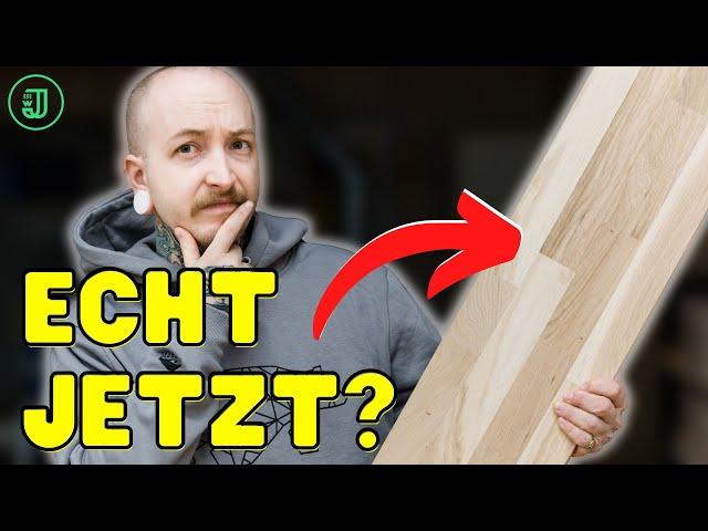 DAS spricht gegen LEIMHOLZ aus dem BAUMARKT! | Kaufen oder selber machen? | Jonas Winkler