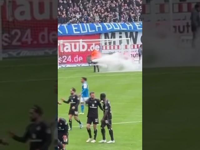 HANSA ROSTOCK 2-2 HAMBURG  FAN PROTEST MIT SPIELZEUGE & RAUCH ️ 2.BUNDESLIGA '24 OSTSEESTADION