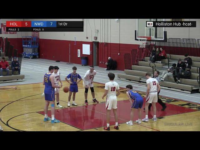 Holliston Boys Varsity Basketball v Norwood - 1/7/2025