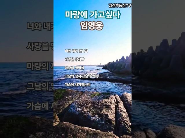 마량에 가고싶다 임영웅 미스터트롯 사랑의콜센터 #강산부동산tv