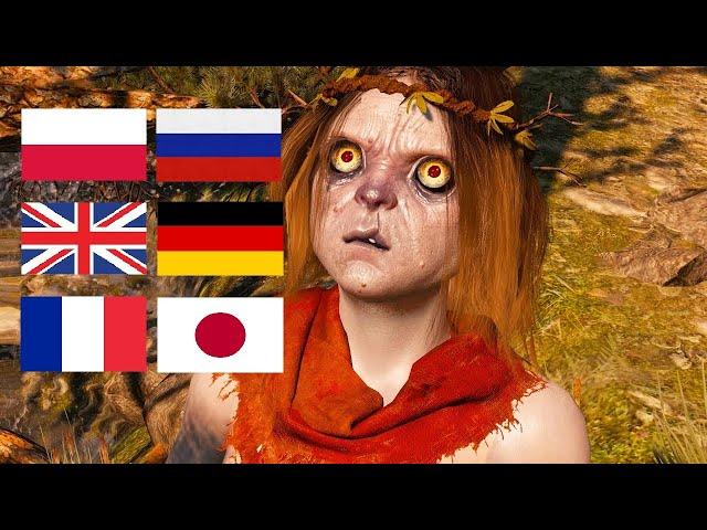 Ведьмак 3. Ивасик на 6-и языках II The Witcher 3. Johnny/Janek - 6 languages