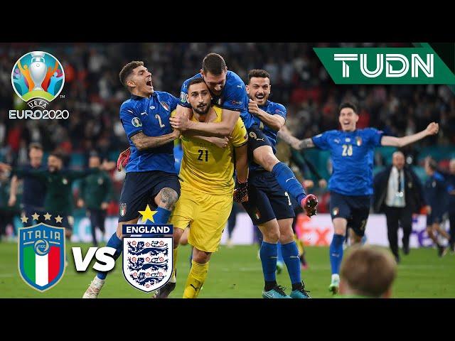 ¡Tanda de penales COMPLETA! | Italia (3)1-1(2) Inglaterra | UEFA Euro 2020 | Final | TUDN